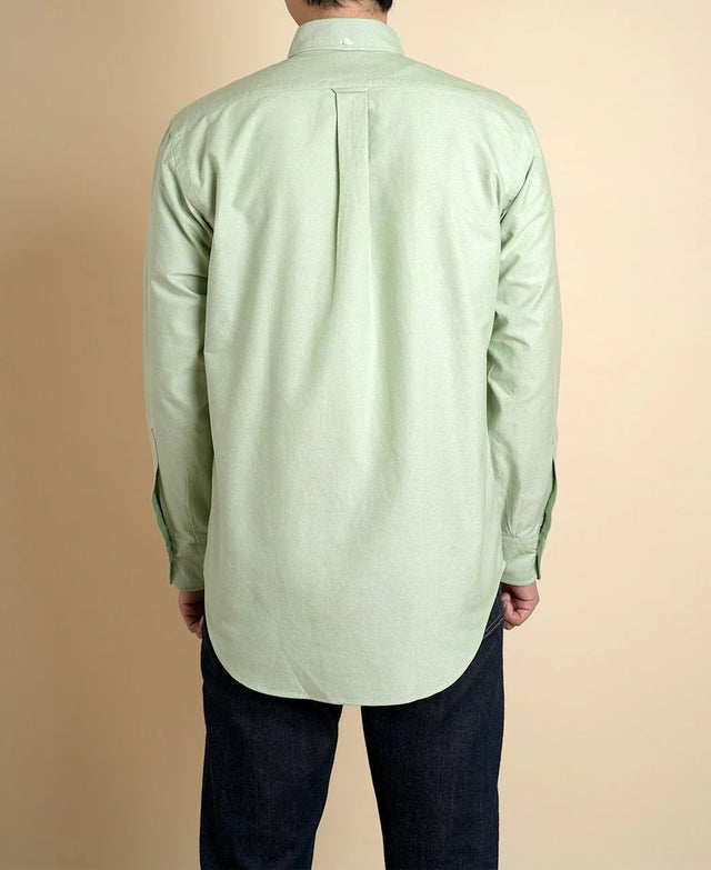 Kamakura Vintage Ivy Plain Oxford Button Down Shirt - Green