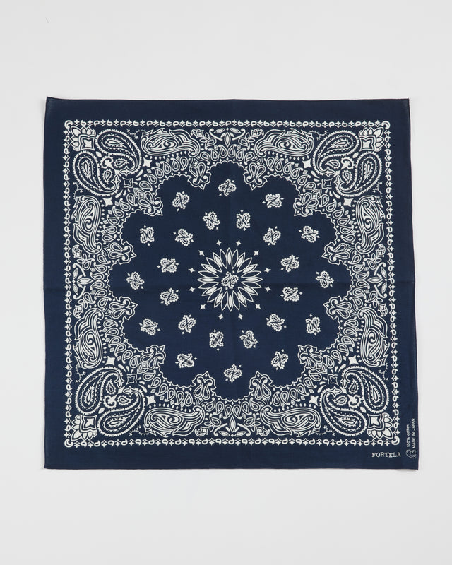 Fortela Paisley Bandana Blue