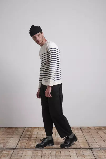 Le Minor French Navy Marinière Long Sleeve T-Shirt