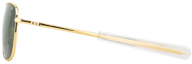 American Optical Original Pilot Sunglass Gold/Green Polarised