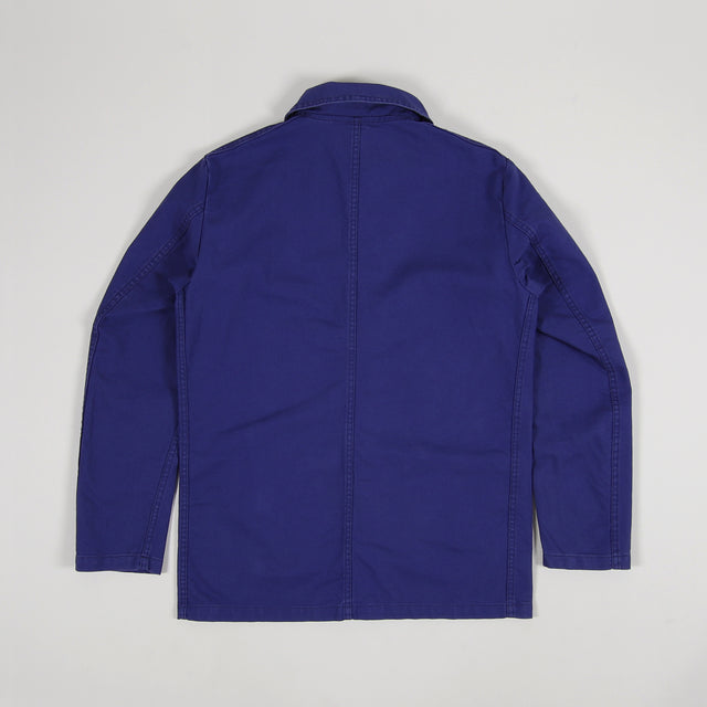 Vetra Washed Twill Cotton Workwear Jacket - Hydrone Blue