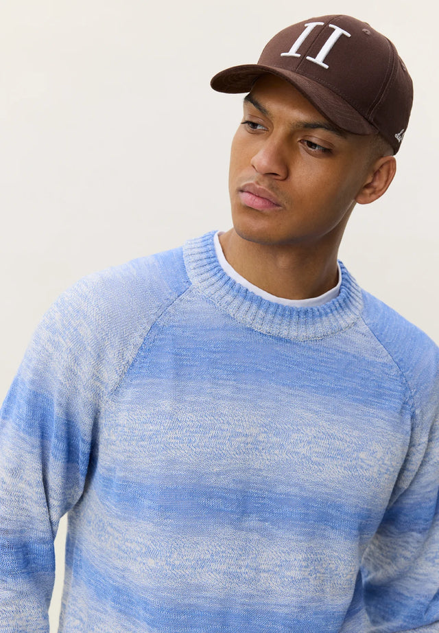 Les Deux Light Gradient Knit - Faded Denim Blue