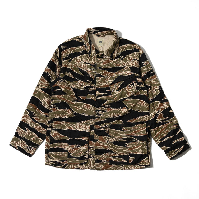 FOB Factory F2457 Camo Jungle Fatigue Jacket