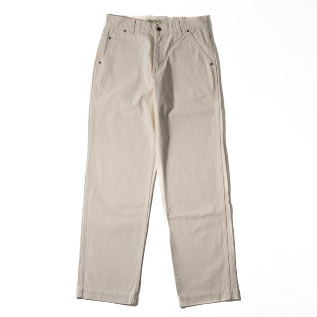 FOB Factory F0530 Cotton Duck Work pant - Ecru
