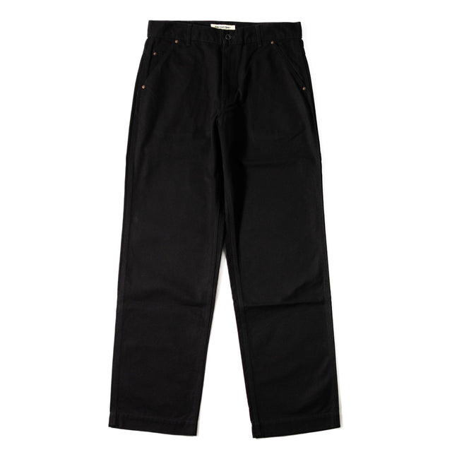 FOB Factory F0530 Cotton Duck Work pant - Black