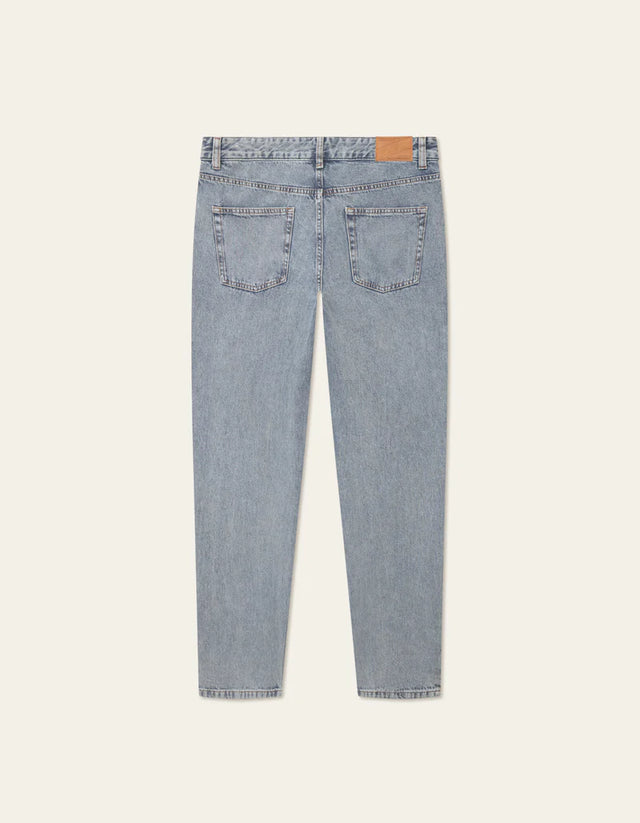 Les Deux Ryder Washed Denim Jeans - Light Indigo Wash