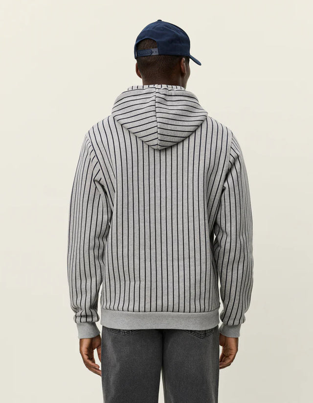 Les Deux Brady Ld Patch Pinstripe Hoodie