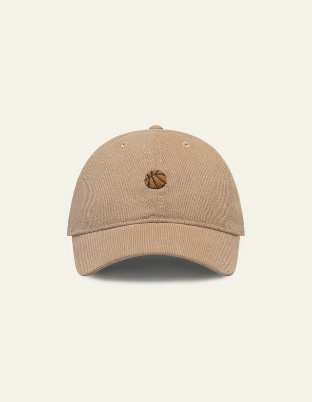 Les Deux Element Corduroy Dad Cap - Dark Sand