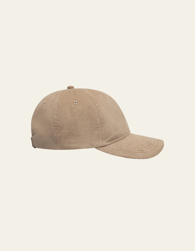 Les Deux Element Corduroy Dad Cap - Dark Sand