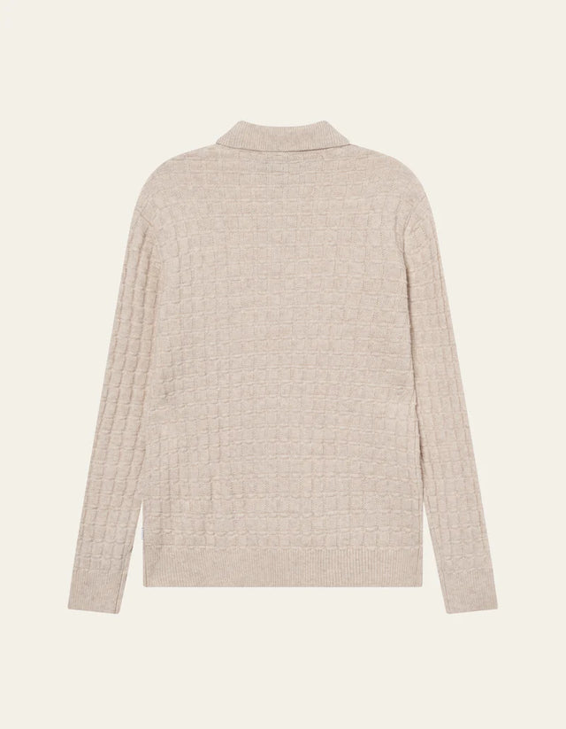 Les Deux Gustav Squared Structure Polo Knit