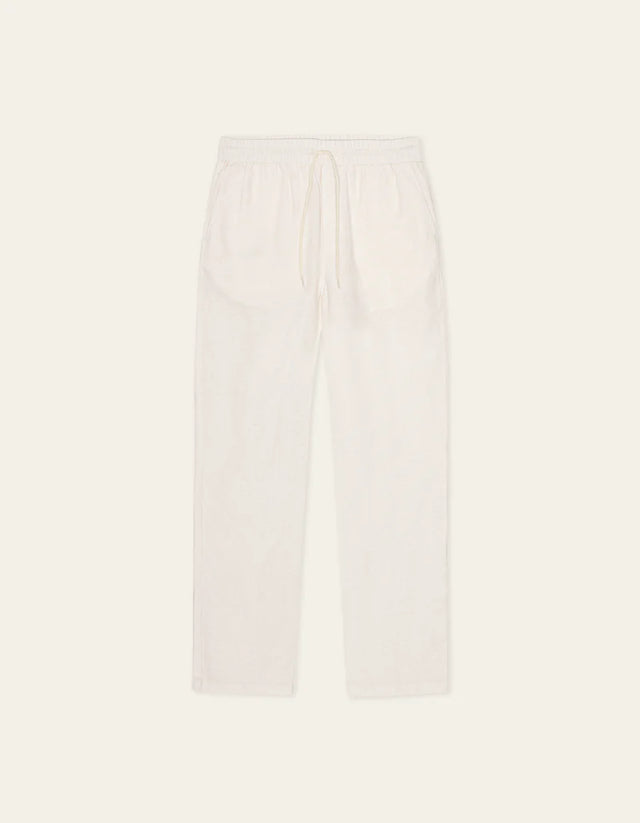 Les Deux Patrick Linen Pants - Eggnog White