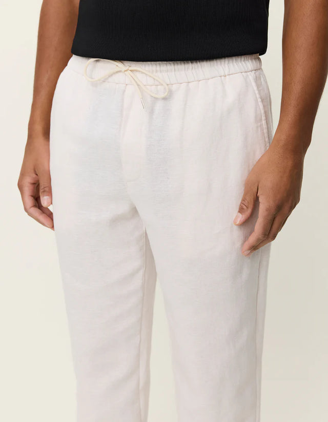 Les Deux Patrick Linen Pants - Eggnog White