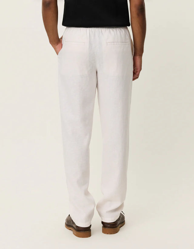 Les Deux Patrick Linen Pants - Eggnog White