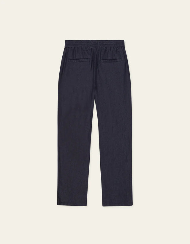 Les Deux Patrick Linen Pants - Dark Navy