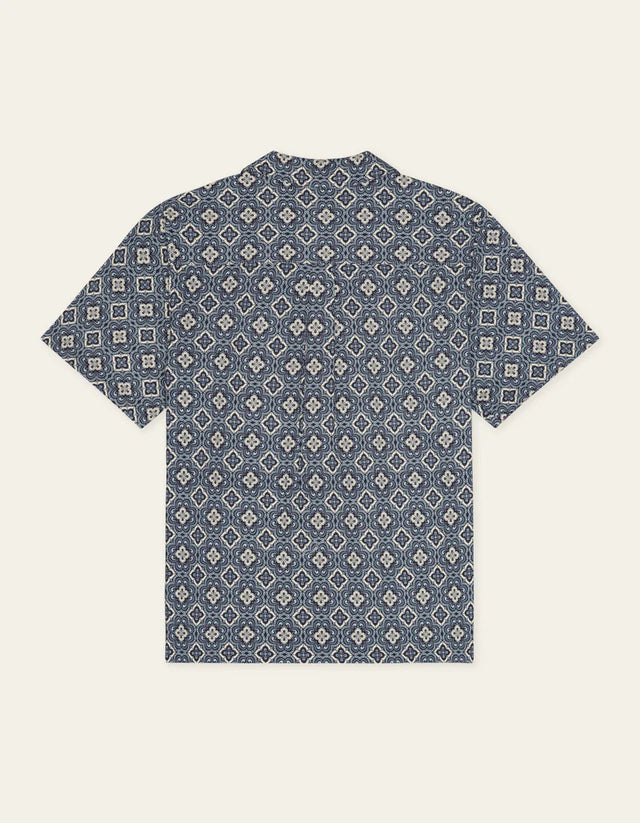 Les Deux Lukas Arabesque AOP Short Sleeve Shirt