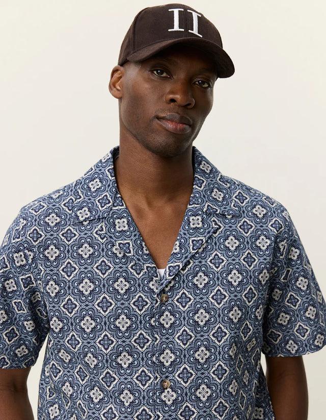 Les Deux Lukas Arabesque AOP Short Sleeve Shirt