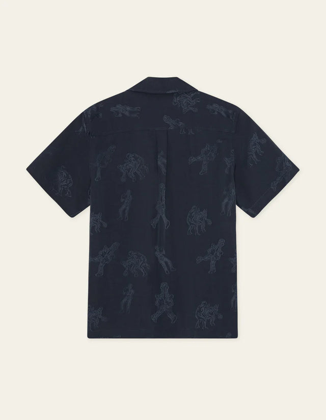 Les Deux Lesley Players Jacquard Short Sleeve Shirt