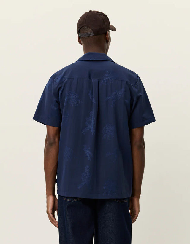 Les Deux Lesley Players Jacquard Short Sleeve Shirt