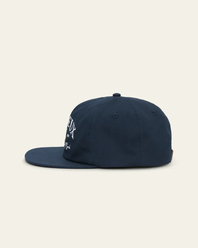 Les Deux Ivy League Organic Letterman Cap - Dark Navy