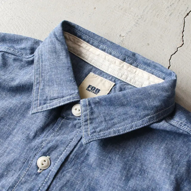 FOB Factory F3494 Chambray Work Shirt