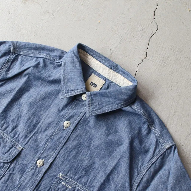 FOB Factory F3494 Chambray Work Shirt