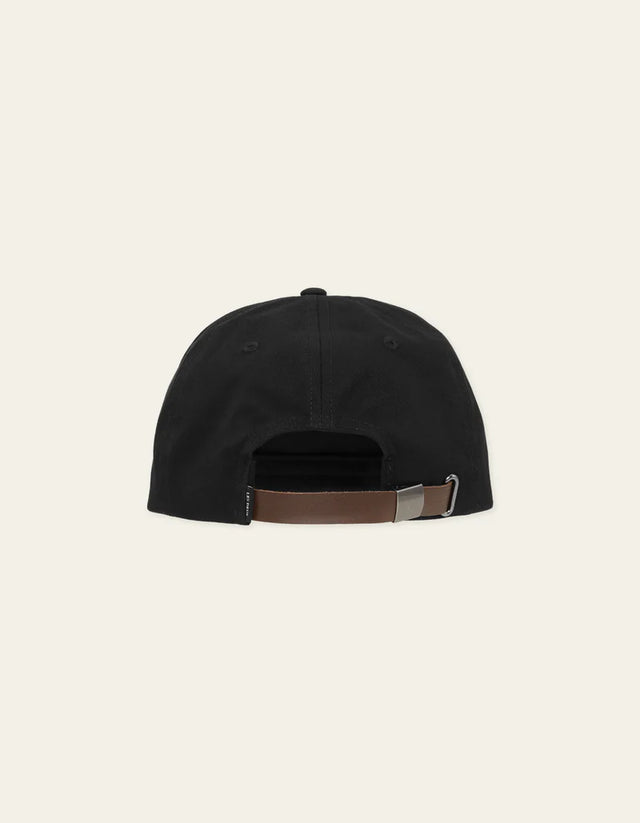 Les Deux Ivy League Twill Letterman Cap - Black