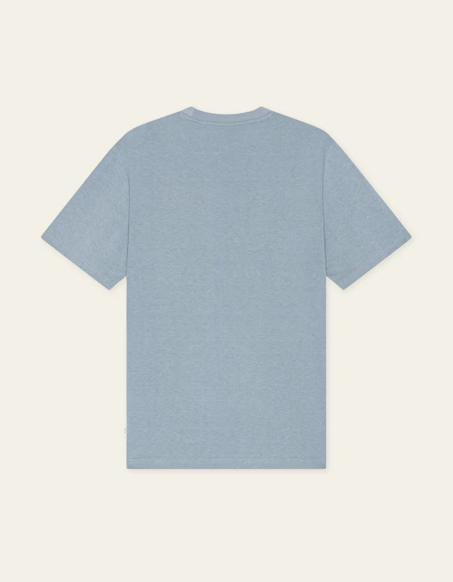 Les Deux Court T-shirt - Faded Denim Blue