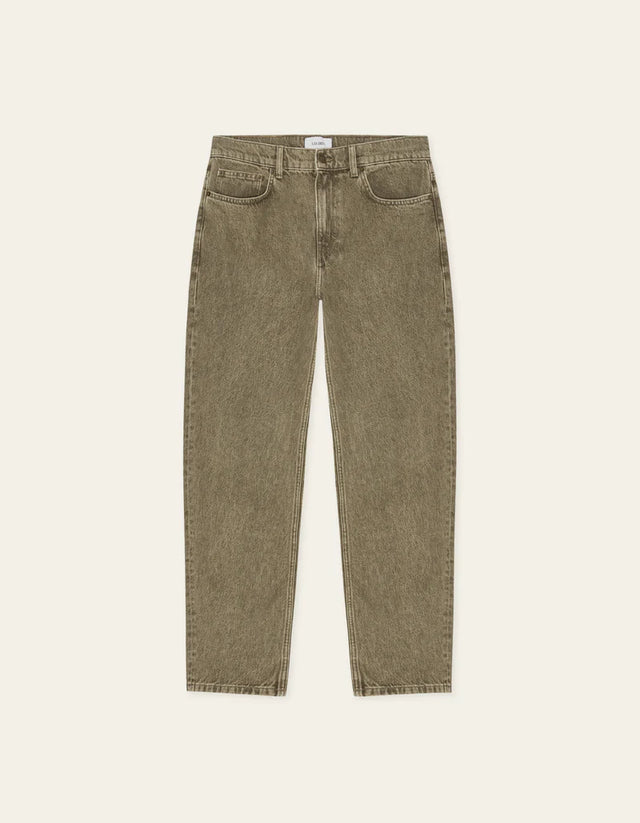 Les Deux Ryder Washed Denim Jeans - Light Brown