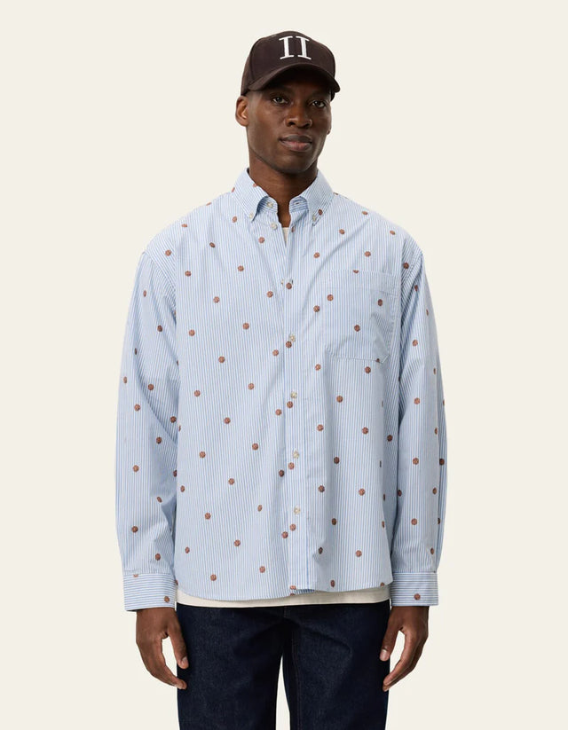 Les Deux Kolton Stripe Basket Aoe Shirt - Allure