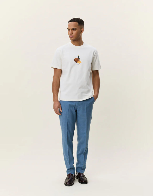 Les Deux Lemons T-shirt - Eggnog White