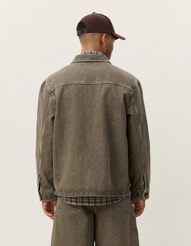 Les Deux Denim Overshirt - Light Brown