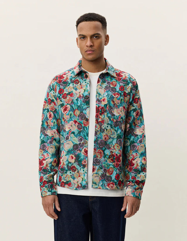 Les Deux Bouquet Jacquard Overshirt - Multi Colour