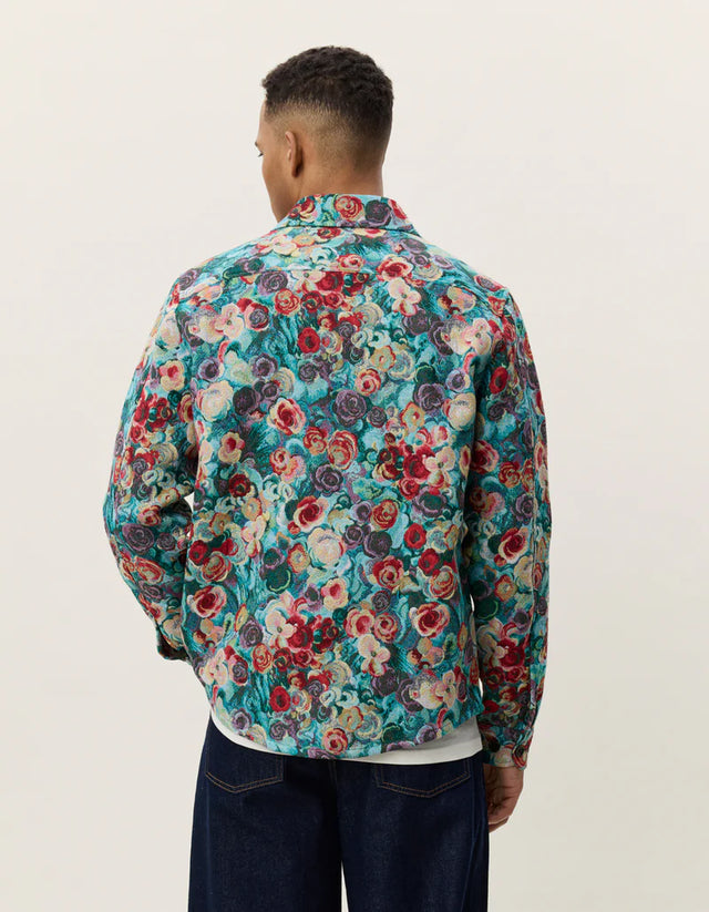 Les Deux Bouquet Jacquard Overshirt - Multi Colour
