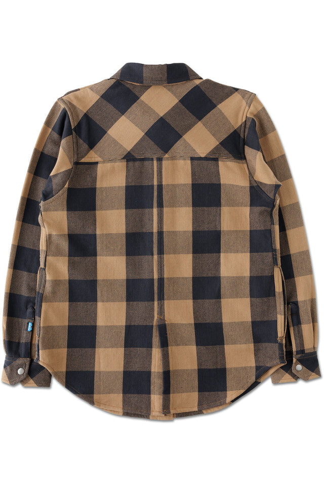 Kavu Wren Woman's Flannel Overshirt - Brown Bear Trail