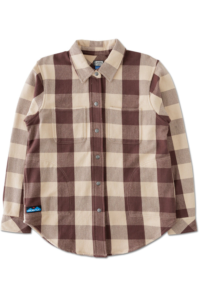 Kavu Wren Woman's Flannel Overshirt - Plateau