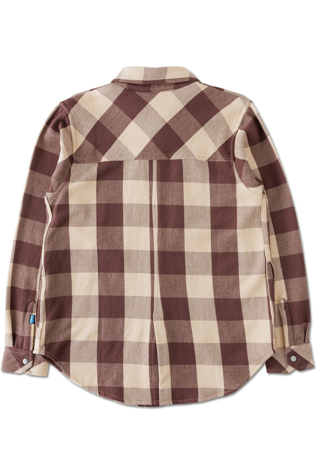 Kavu Wren Woman's Flannel Overshirt - Plateau