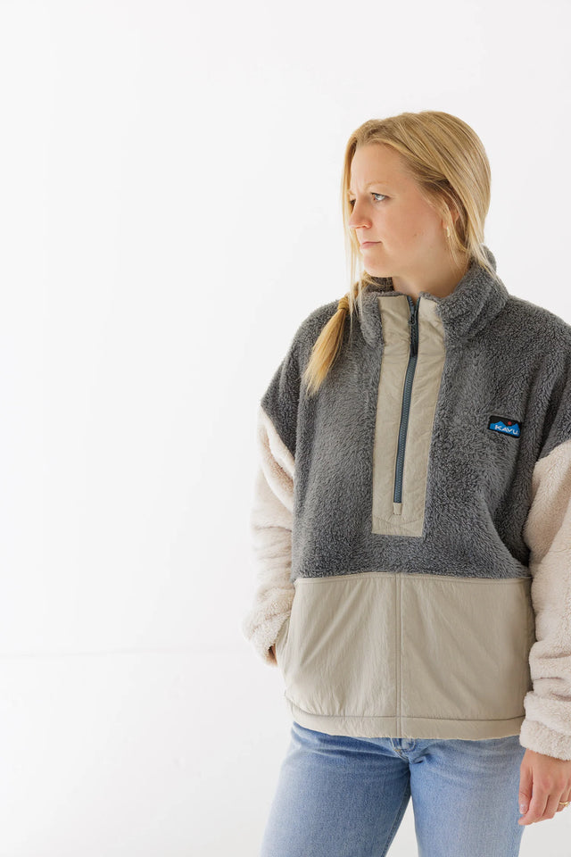 Kavu Rockhaven Woman's Fleece Jacket - Cloudy Skies