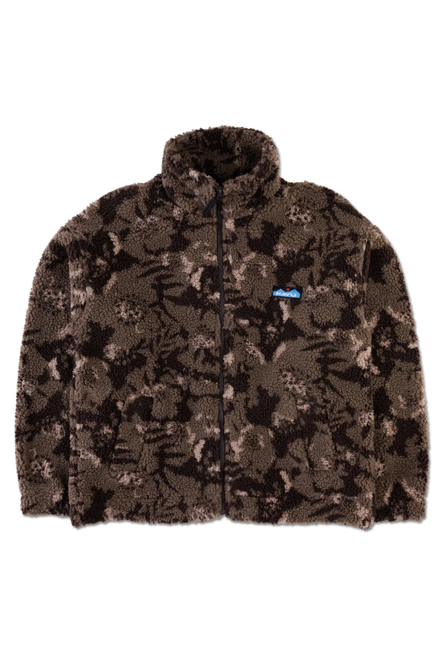 Kavu Loven Woman's Fleece Jacket - Earth Bloom