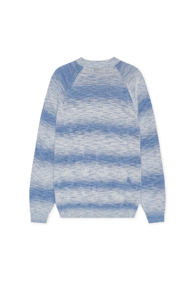 Les Deux Light Gradient Knit - Faded Denim Blue