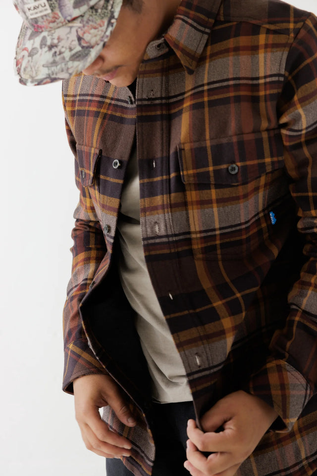 Kavu Carrick Bend Overshirt - Darkwood Trails