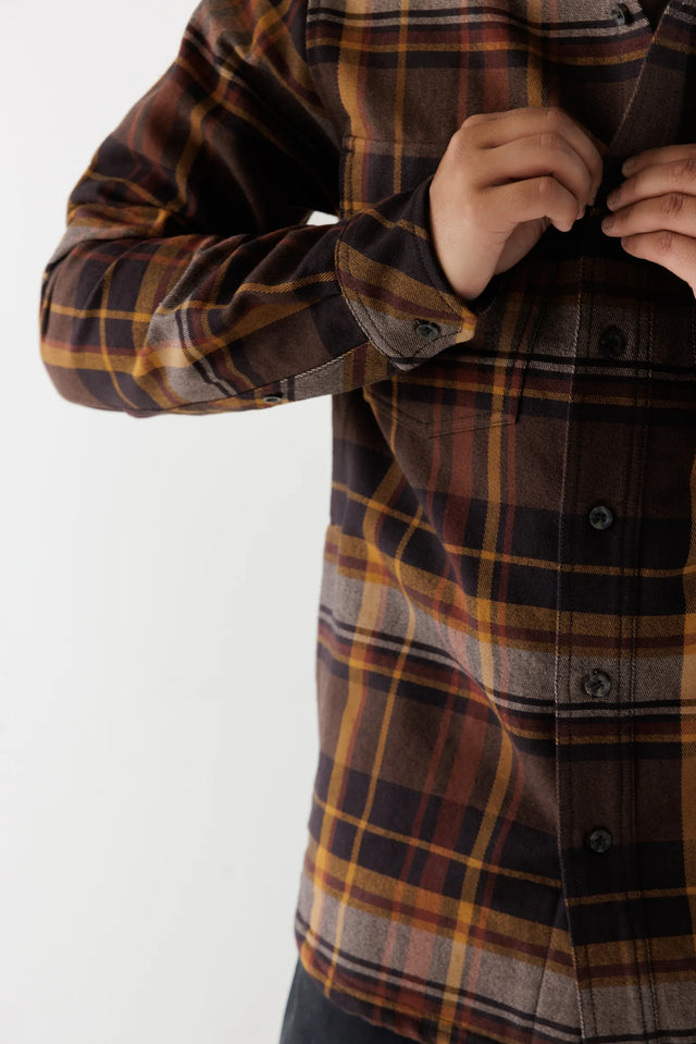 Kavu Carrick Bend Overshirt - Darkwood Trails