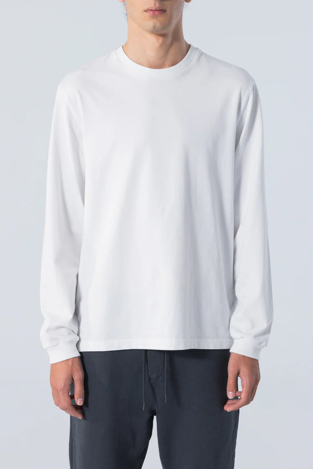 Unfeigned Basic Long Sleeve T-Shirt - White