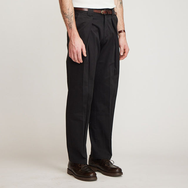 Brotherwolf Matlo Pleated Pant - Black