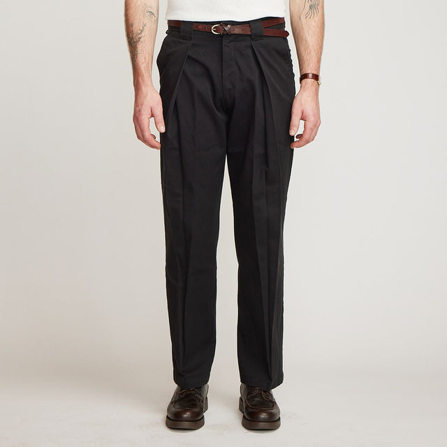 Brotherwolf Matlo Pleated Pant - Black