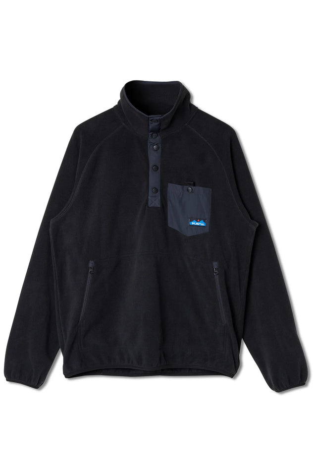 Kavu Teannaway Popover Fleece - Black