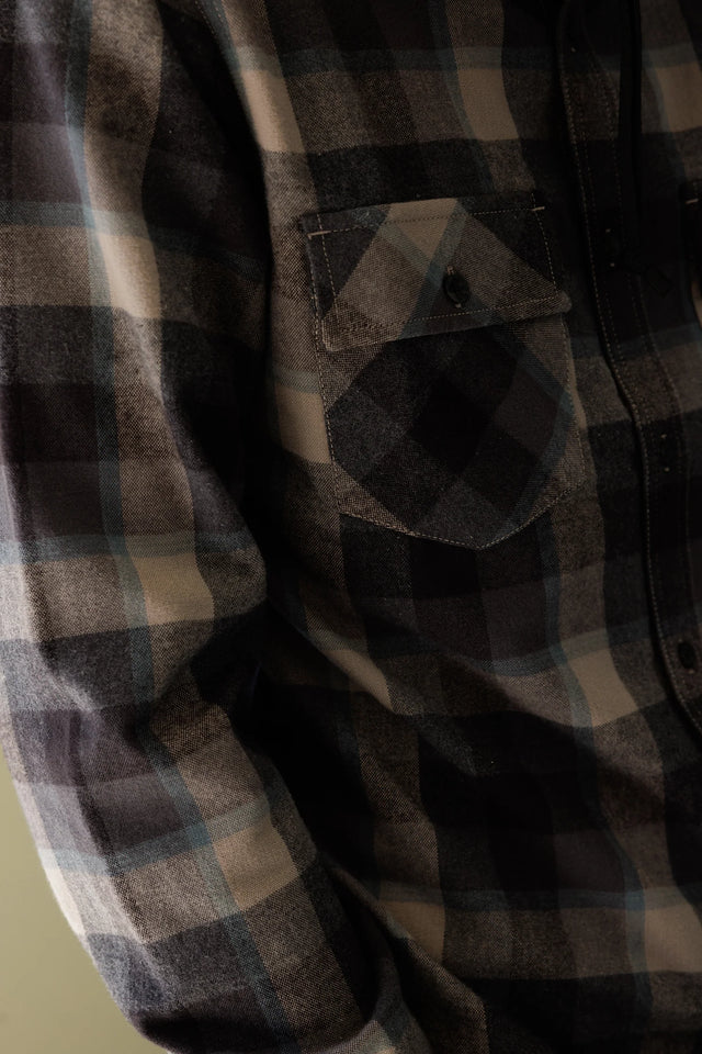 Kavu Buffaroni Flannel Shirt - Midnight Drift