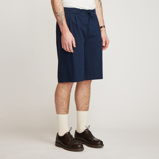 Brotherwolf Seersucker Shorts - Navy