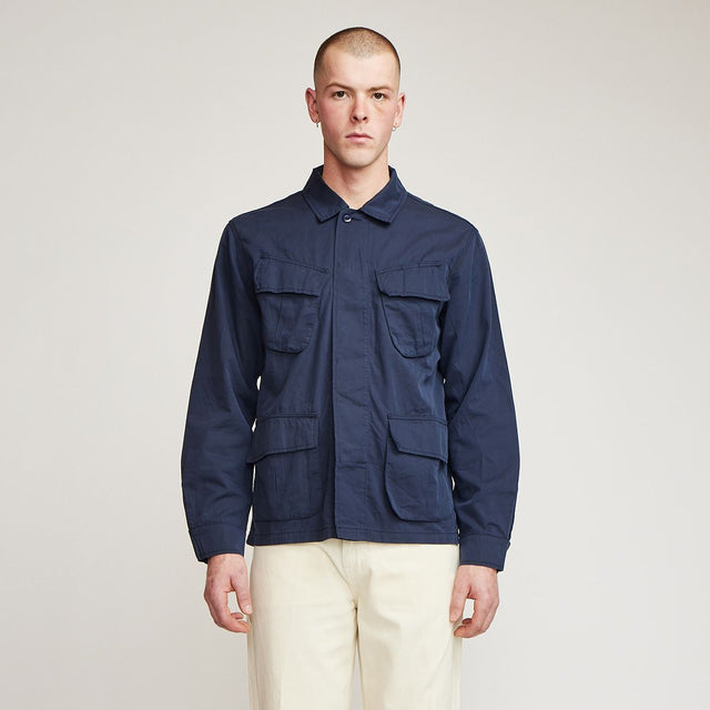 Brotherwolf Utility Jacket - Navy Blue