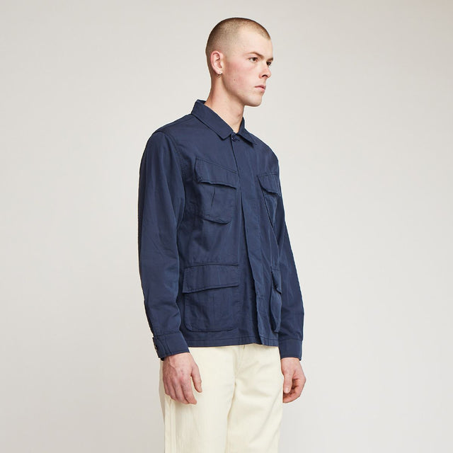 Brotherwolf Utility Jacket - Navy Blue