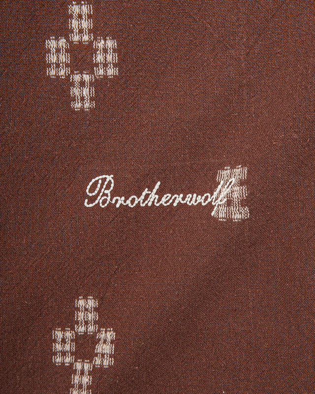 Brotherwolf Kelp Long Sleeve Shirt - Brown